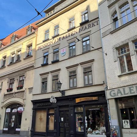 Pension Am Alten Markt ハレ エクステリア 写真